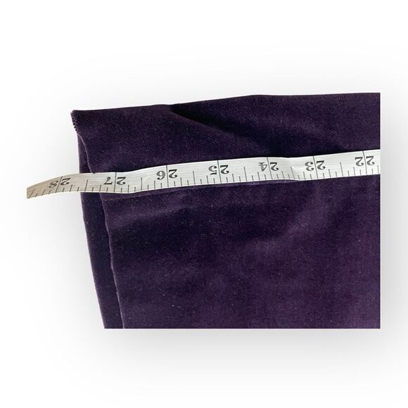 St John Collection Deep Purple Velvet Pants Size 12 - Picture 5 of 8
